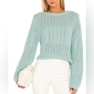 Jonathan Simkhai Amberly Chunky Cropped Pullover Sweater